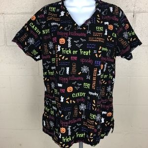 SB Scrubs Women’s Scrub Top Size M Black DT6